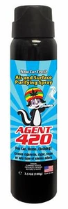 Air Freshener AGENT 420 3.5oz New Car Fresh Weed Smoke Odors Eliminator CAR - Picture 1 of 1
