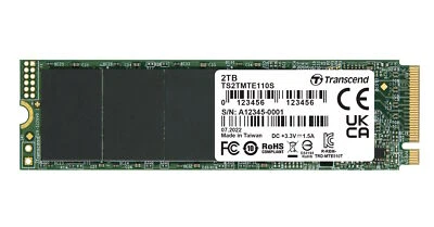 2TB Transcend 110S M.2 2280, NVMe PCIe Gen3x4 SSD - Image 1 of 4