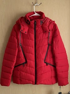 KARL LAGERFELD PARIS Puffer Jacket Red Size L $250.00 - Picture 1 of 5