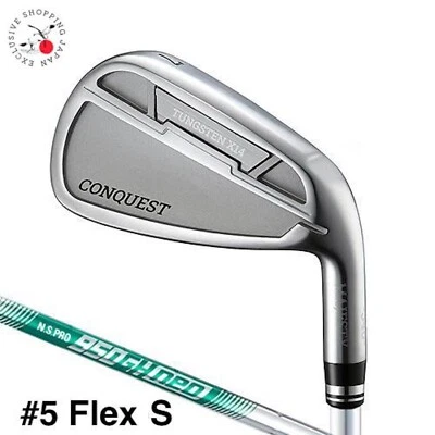 Majesty Conquest 2022 Iron Golf Club #5 23 N.S.Pro 950GH Neo Steel Shaft Flex S - Image 1 of 4