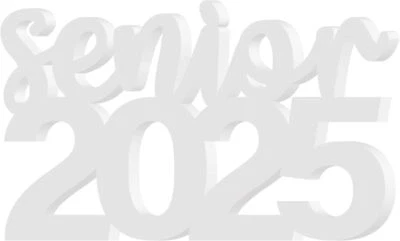 Letrero Senior 2025 accesorios de graduación decoraciones de grado clase de 2025 accesorios para fotos dejar Foto 1 de 4