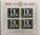 1960 Schweiz Eule & Hammer Souvenirblatt | Sc #B297 Mi #BL17 | POSTFRISCH OG