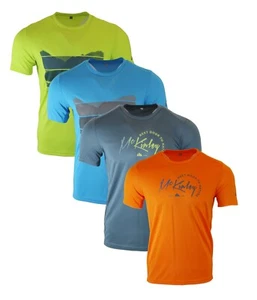 Camiseta para hombre Mc Kinley atlética activa fitness correr gimnasio deportes camiseta seca fresca 789 - Imagen 1 de 19
