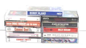 #1 Cassette Tapes Lot Of 11 Different Rock Pop Metal Country Jazz Blues Various - Picture 1 of 6