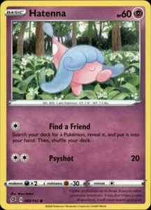 2x (SWSH02-083) Hatenna (C) Pokemon Rebel Clash Card # 83 - Picture 1 of 1