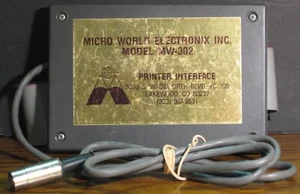 Commodore 64 Centronics Parallel Printer Interface - Micro World MW-302 - 1980er - Bild 1 von 3