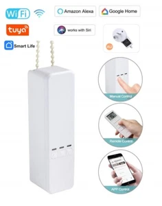 Smart Curtain Chain Roller Blind Shade Motor WIFI APP Alexa Google Siri Tuya - Picture 1 of 22