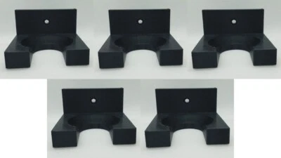 5 Pack BASEBALL BAT RACK for ALUMINUM or WOOD VERTICAL WALL MOUNT Grab and Go - Image 1 of 4