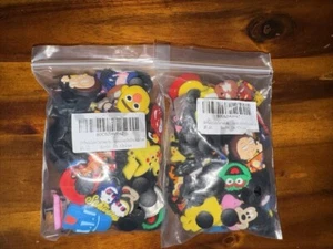 100 Random Rubber Shoe Charms Famous TV Characters! - Picture 1 of 5