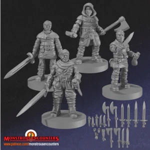 28mm Bandits Set (Monstrous Encounters) - Picture 1 of 1