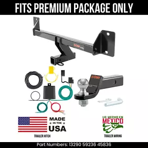 For 17-20 Mercedes GLC43 AMG Trailer Hitch 4 Pin Wiring 2" Ball Fit Premium PKG - Picture 1 of 24