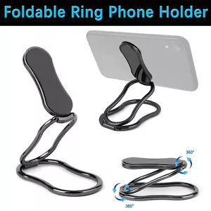 360°Rotating Finger Ring Holder for Cell Phone Universal Back Grip Folding Stand - Picture 1 of 9