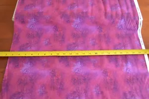By 1/2 Yd, Dark-Pink & Purple Print Quilt Cotton, RJR/Beyer/Northern Lights,B715 - Picture 1 of 6