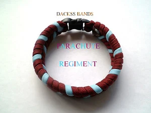 British Army Parachute Regiment Paracord WristBand - Picture 1 of 3