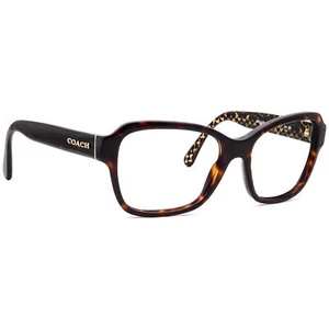 Occhiali da sole Coach solo montatura HC 8232 (L1010) 550713 tartaruga scura farfalla 56 mm - Foto 1 di 6