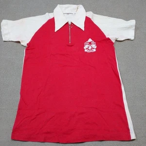 Evisu Half Zip Polo Shirt Men JPN Denim Brand Exclusive Limited Edition Rare Mod - Picture 1 of 7