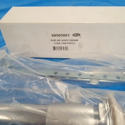 Zurn 60505001 *  1-1/4" Pop-Up Drain Assembly-Chrome Tailpiece  - Image 1 of 2