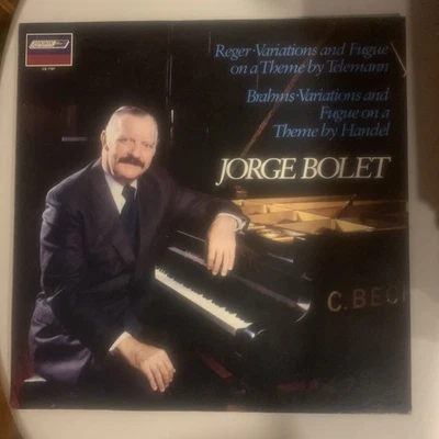 Jorge Bolet, LP, NM, Variations and Fugue on a Theme by Telemann, Reger - Image 1 of 4