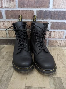 Dr. Doc Martens Industrial Steel Toe Work Boot Sz 10 Air Wair W/Bouncing Soles - Picture 1 of 21