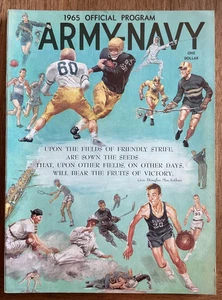 Antik 1965 Armee vs Marine College Football Spiel - Bild 1 von 4