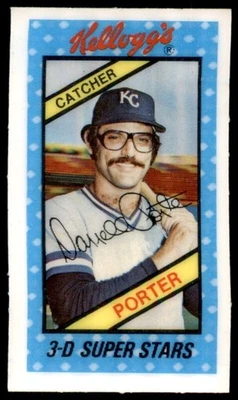 1980 KELLOGG'S DARRELL PORTER 12 NRMT-MT BASEBALL KANSAS CITY ROYALS - Image 1 of 2