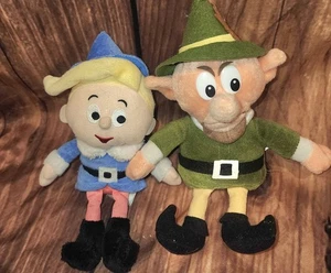 Bajo vintage Stuffins Rudolph Rankin Hermey Boss Elf años 90 relleno de frijoles - Imagen 1 de 8