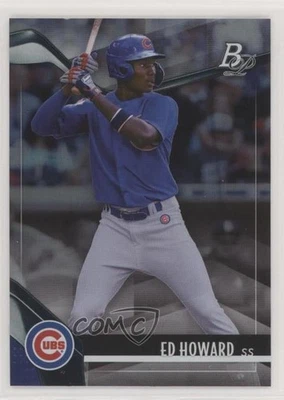 2021 Bowman Platinum Top Prospects Ed Howard #TOP-62 - Image 1 of 2