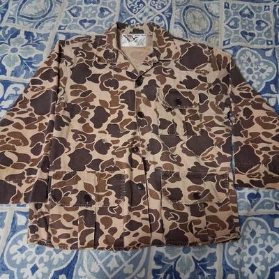 Chaqueta Ligera De Colección Talla M Duck Bay Pato Camuflada Lona Campo Caza Granero Foto 1 de 4