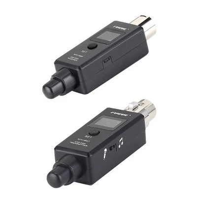Microphone Wireless Transmitter Receiver Rechargeable Adapter for Speaker - Image 1 of 4
