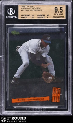 Alex Rodriguez BGS 9.5: 1994 Classic Cream of the Crop Rookie Year Card #C11 - Image 1 of 3