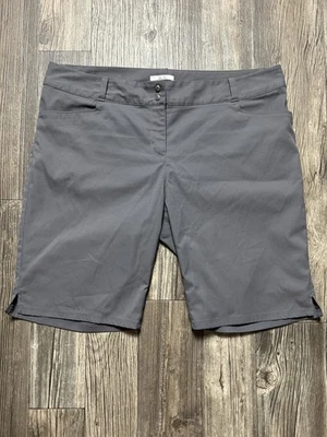 Adidas Ultimate365 Shorts Womens 14 Gray Performance Golf Lightweight Stretch - Image 1 of 4
