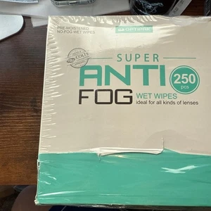 Optipack Súper Antiniebla Toallitas Húmedas Lentes Anteojos Gafas 250 Unidades Selladas - Imagen 1 de 2
