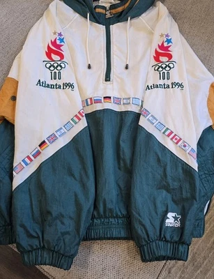 Chaqueta de Colección Juegos Olímpicos Starter 1996 Cuarto Cremallera Para Hombre Talla XL Foto 1 de 4