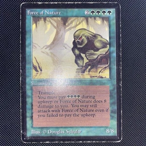 English - MTG Force Of Nature - HP - Rare, Vintage - Limited Edition Beta (1993) - Picture 1 of 2