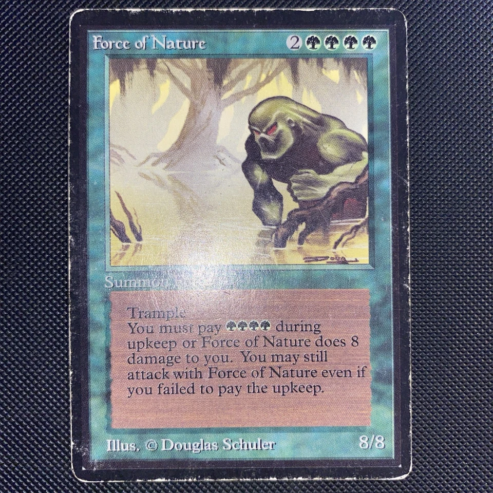 English - MTG Force Of Nature - HP - Rare, Vintage - Limited Edition Beta (1993) - Image 1 of 2