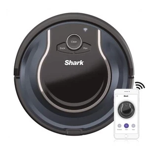 Shark ION Robot Vacuum RV761 with Wi-Fi and Voice Control 0.5 Quarts Black /Navy - Picture 1 of 8