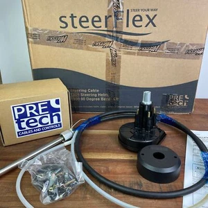 5ft 1,53m Pretech Steerflex Bootslenkung < 55PS Lenkung Steuerung Bootssteuerung - Picture 1 of 5