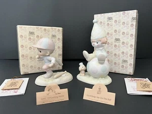2 Enesco Precious Moments Figuren Lord I'm Coming Home, Lord Keep Me... '85, '86 - Bild 1 von 10