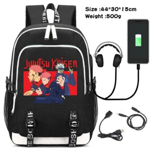 Anime Jujutsu Kaisen Men's Backpack Laptop Shoulders Bags Bookbags School Bags - Picture 1 of 12