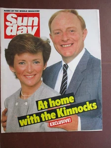 Linda Lusardi LULU Deep Purple Band NEIL KINNOCK SUNDAY MAGAZINE June 16 1985 - Picture 1 of 8