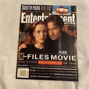 1998 January 23 Entertainment Weekly Magazine C Files Movie (MH432) - Picture 1 of 3