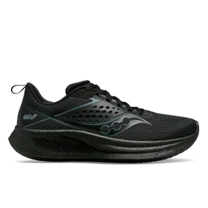 Zapato para correr Saucony Ride 17 (talla 11) S20924-101 "triple negro" para hombre - Imagen 1 de 6