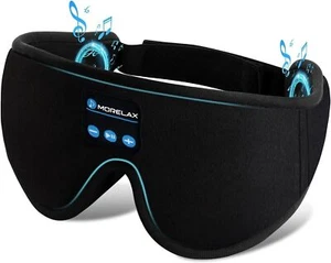 Sleep Mask with Bluetooth Headphones, 3D Sleep Mask Wireless Music Eye Mask - Picture 1 of 8