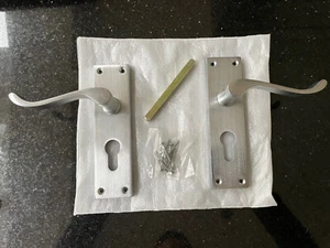 Victorian Long Scroll Lever Lock Handles (Pair) - Picture 1 of 5
