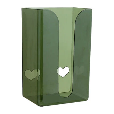 Soporte para servilletas con cubierta de papel de seda montado en la pared para mostrador de sala de estar oficina Foto 1 de 4