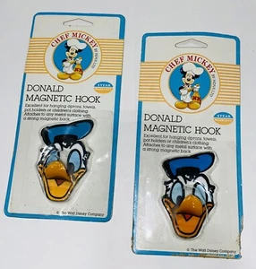 DISNEY DONALD ENTENMAGNET KUNSTSTOFF VINTAGE Haken Neu - Bild 1 von 3