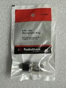 Enchufe micrófono radioaficionado Radio Shack 8 pines, 274-0025. Nuevo, ¡Envío Gratis!! - Imagen 1 de 4