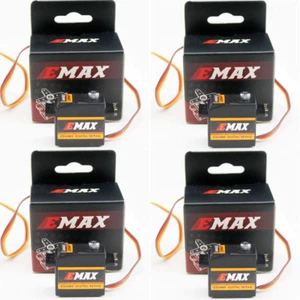 4Pcs EMAX ES09MD Dual-bearing Metal Gear Digital Servo For RC Helicopter Plane - Bild 1 von 8