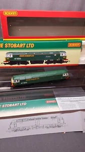 HORNBY R2433 EDDIE STOBART CLASE 47 DIÉSEL ELEC EDICIÓN LIMITADA "DANIEL APPLEBY" COMO NUEVO BXD - Imagen 1 de 10