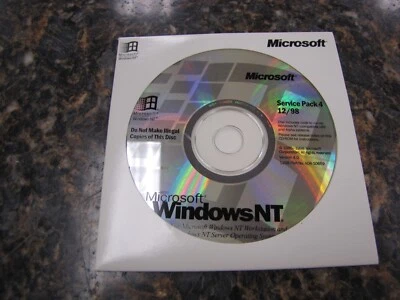 Vintage Microsoft X04-10659 WindowsNT SP4 CD-ROM Only - LX25 - Image 1 of 2